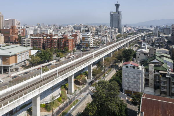 Grner Korridor von Mecanoo in Taichung