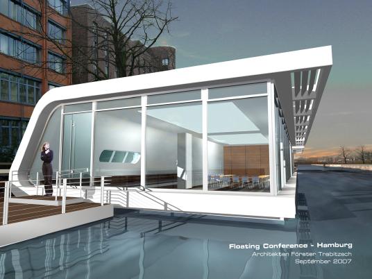 Hamburg bekommt schwimmendes Konferenzzentrum