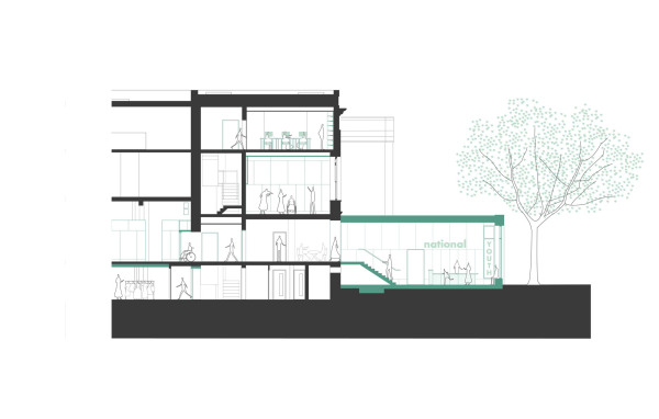 Jugendtheater in London von DSDHA