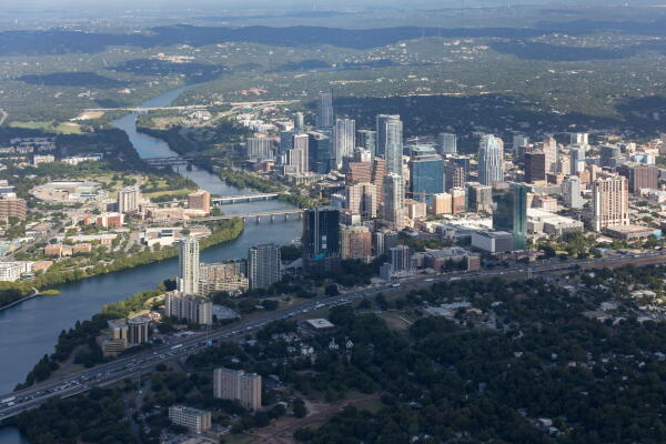 Luftbild Austin, Texas