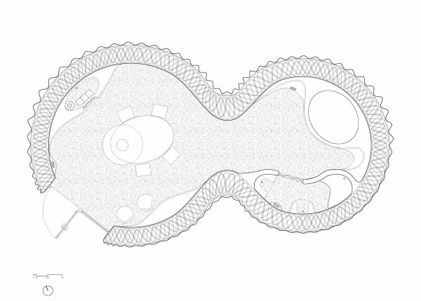 Pavillon bei Ravenna von Mario Cucinella Architects