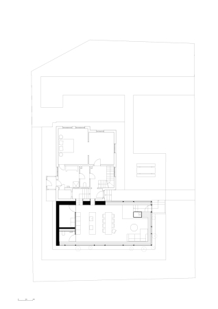 EG, Anbau an denkmalgeschtztes Einfamilienhaus von asdfg Architekten (2017)