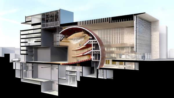 Perspektivischer Schnitt