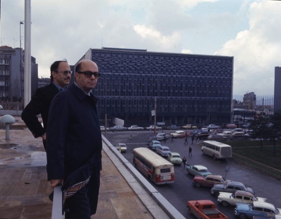 Foto aus den 1970ern, vorne Hayati Tabanlioglu, dahinter Zher Hekimoğlu