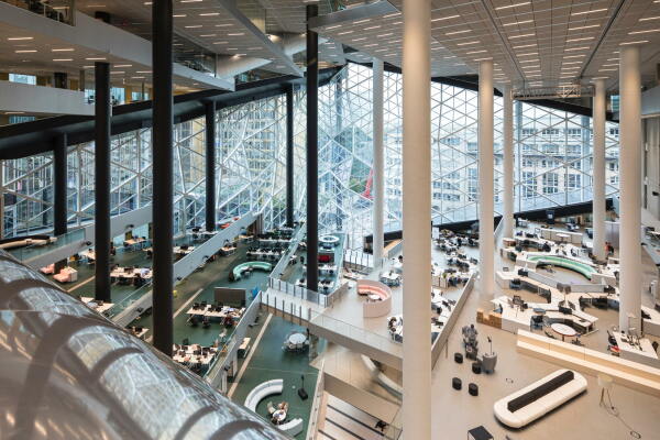 Campusgebude des Axel Springer-Konzerns in Berlin von Office for Metropolitan Architecture OMA (Rotterdam)