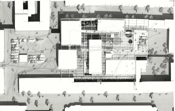 Entwurf Kindl-Garten: Lageplan