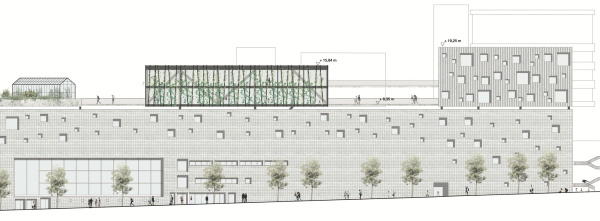 Entwurf Kindl-Garten: Ansicht