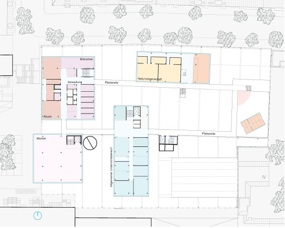 Entwurf Kindl-Garten: 1.OG