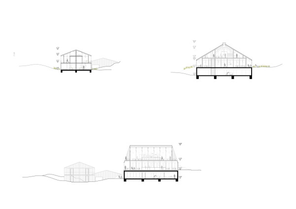 1. Preis: Steimle Architekten (Stuttgart) Schnitte