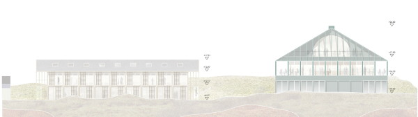 1. Preis: Steimle Architekten (Stuttgart) Ansicht Sd