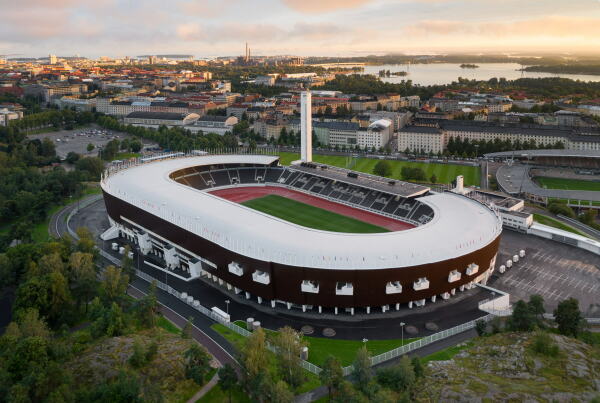 IOC IAKS Award Silver: Olympiastadion Helsinki in Helsinki, Finnland, von K2S Architecture and Architects NRT