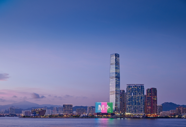 Das leuchtende Aushngeschild von West Kowloon