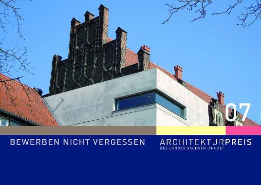 Architekturpreis Sachsen-Anhalt ausgelobt