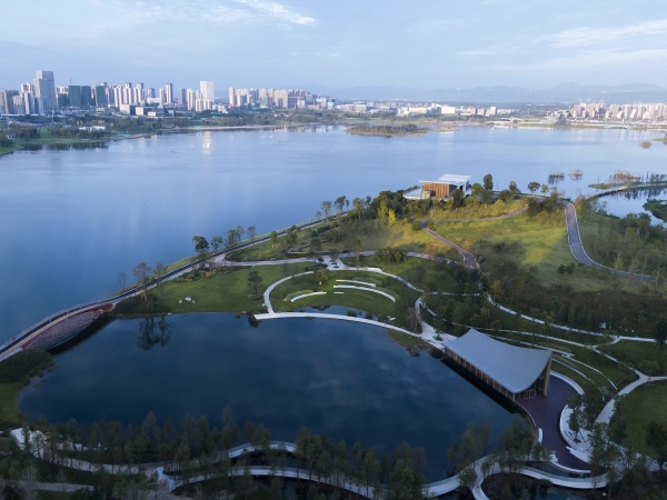 Pavillon-Buchladen in Chengdu von MUDA