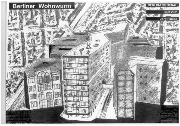 Berliner Wohnwurm: Collage Jrg Pampe