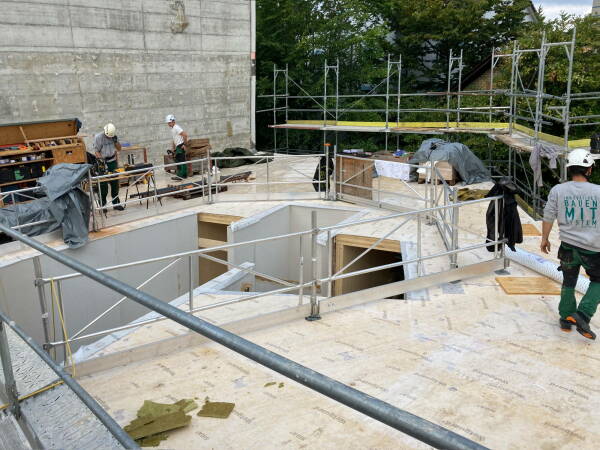 Bild von der Baustelle