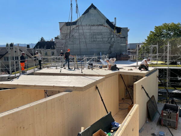 Bild von der Baustelle