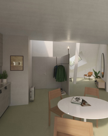 Visualisierung Dachgeschoss