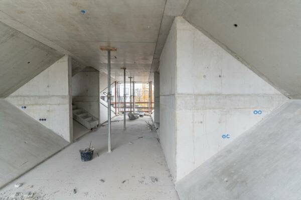 Baustellenbesuch mit Peter Haimerl im Wabenhaus Mnchen