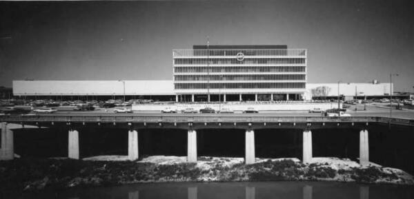 Post Houston: historische Aufnahme au�en