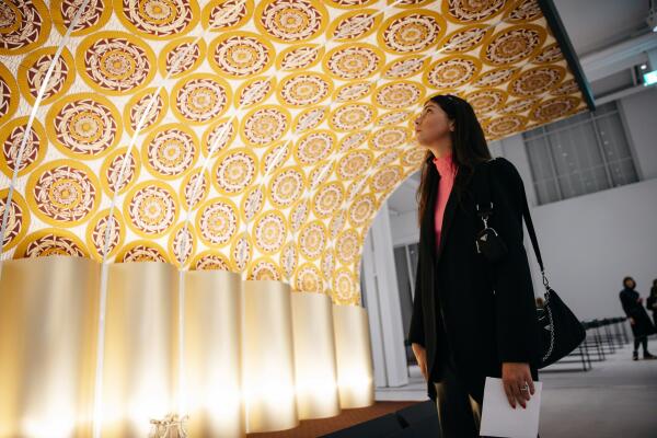 Der Er�ffnungstag am 3. Dezember 2021, Installation �Staged: Savoy Ballroom 1� von Jason Moran