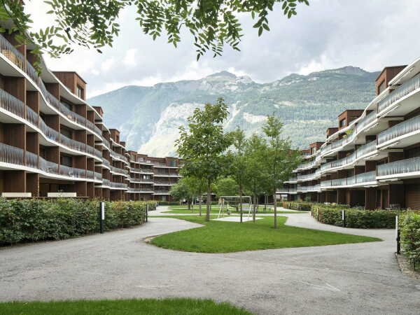 Nominierung Constructive Alps 2020: Neubauten Areal Pulvermhle in Chur, Schweiz vom Architekturbro Clavuot (Chur)