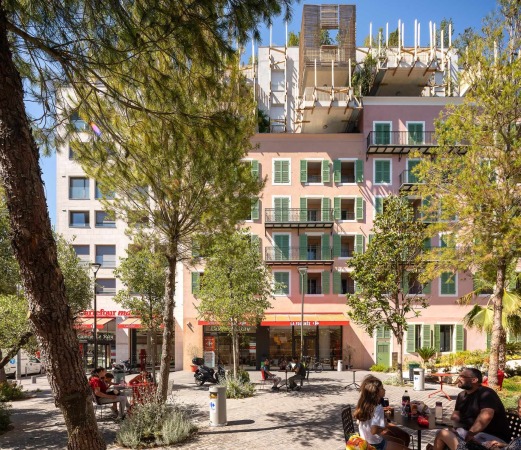 Wohnbauten in Nizza von Edouard Fran�ois