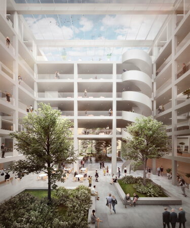 Anerkennung: gmp � Architekten von Gerkan, Marg und Partner (Hamburg) mit UKL Ulrich Krüger Landschaftsarchitekten (Dresden)