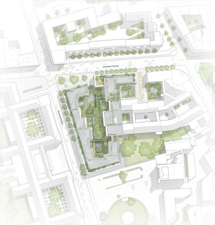 Anerkennung: Delugan Meissl Associated Architects (Wien) mit rabe landschaften (Hamburg)