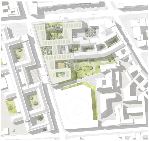 Anerkennung: gmp � Architekten von Gerkan, Marg und Partner (Hamburg) mit UKL Ulrich Krüger Landschaftsarchitekten (Dresden)