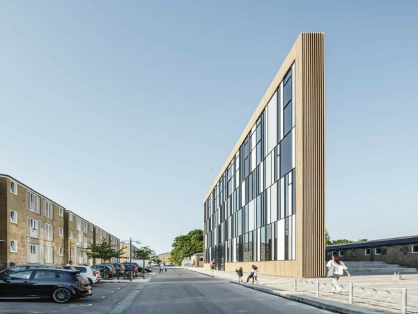 Bibliothek in Tingbjerg (Architektur: COBE, Nordhavn)