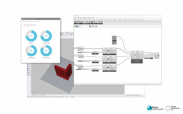 Special Prize for Innovation: Software-Tool RhinoCircular vom Circular Construction Lab an der Cornell University in Ithaca