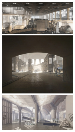 Ein 1. Preis Kategorie Hybrid: (Un)homeliness, Boji Hu (AA London)