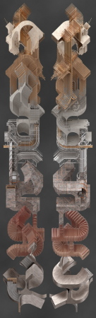 Digital Shortlist: The Treachery of Matter, Weiqiao Lin (Xing DesignSchool of Architecture at Syracuse University. Syracuse, New York)