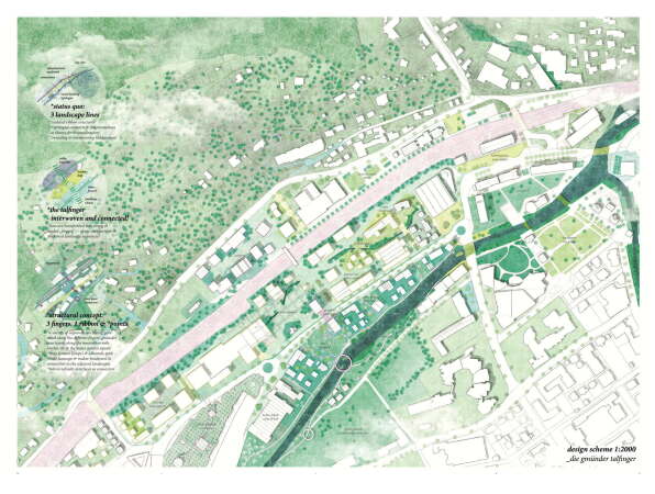 Schwbisch-Gmnd  Anerkennung: gmnder talfinger_schwbisch gmnd & the remstal metropolis  speculations on interwoven architectures, hybrid landscapes & interactive infrastructures von Michael Fay, Marcel Troeger