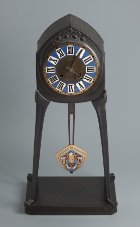 Kaminuhr, produziert vom Frstlich Stolbergschen Httenamt in Ilsenburg, 1903/04