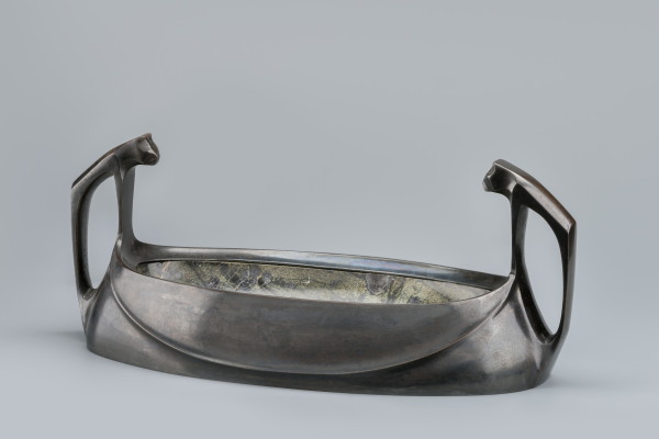 Schale, produziert vom Frstlich Stolbergschen Httenamt in Ilsenburg und der Schsischen Serpentinstein-Gesellschaft in Zblitz, 1906