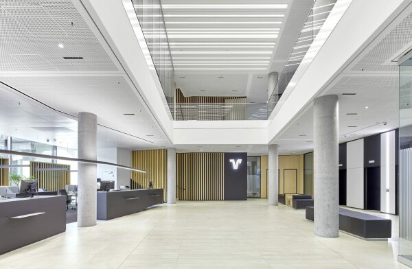 Eingangshalle der Volksbank