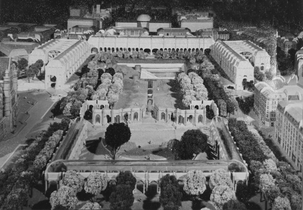 Ricardo Bofill  Taller de Arquitectura: Modell Entwurf fr Les Halles, Paris, 1975-78