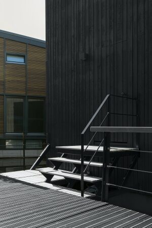 Hausbootsiedlung in Amsterdam von Space & Matter