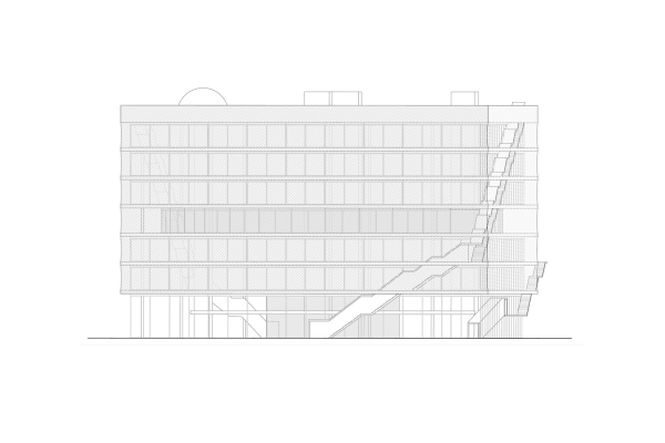 Anerkennung: Brandlhuber+ Muck Petzet Architekten (Berlin), Ansicht Nord