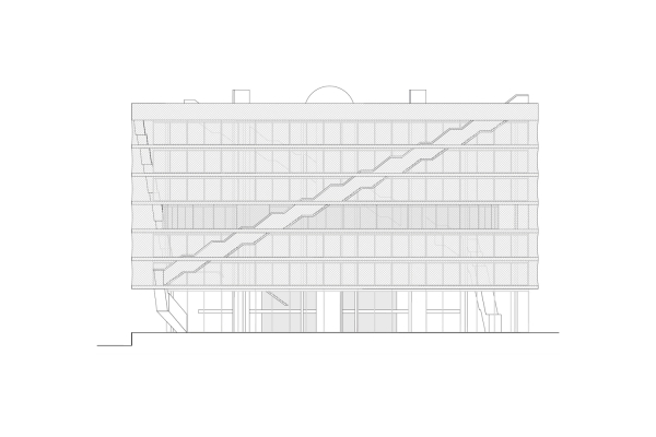 Anerkennung: Brandlhuber+ Muck Petzet Architekten (Berlin), Ansicht Ost