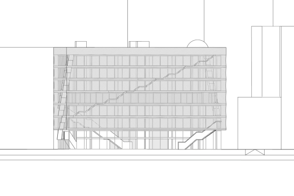 Anerkennung: Brandlhuber+ Muck Petzet Architekten (Berlin), Ansicht Sd