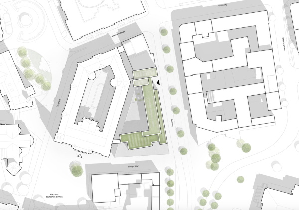 3. Preis: bbp : architekten (Münster), Lageplan