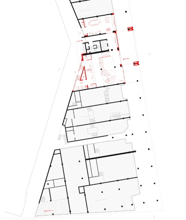 1. Preis: Giesler Architekten (Braunschweig/Berlin), Grundriss Ergeschoss