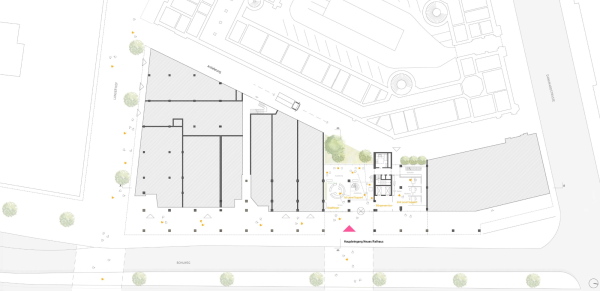 Anerkennung: Struhk Architekten (Braunschweig), Grundriss Erdgeschoss