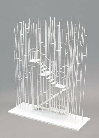 Sou Fujimoto: BUS:STOP, Krumbach, Vorarlberg, 2012�2014, Haltestelle Br�nden, Modell