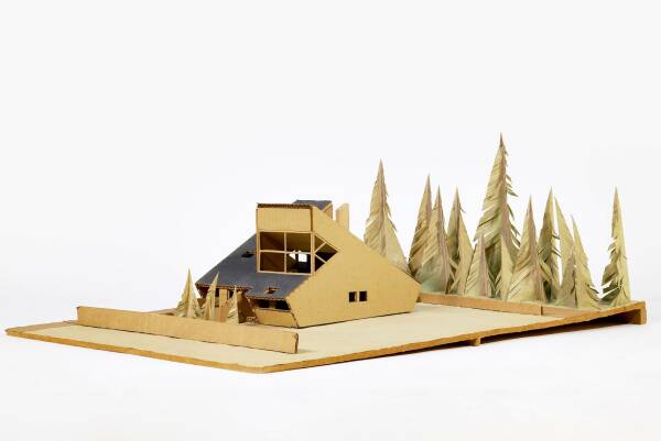 Josef Lackner: Haus Jrgen Berger, Aldrans, Tirol, 19721973, Modell