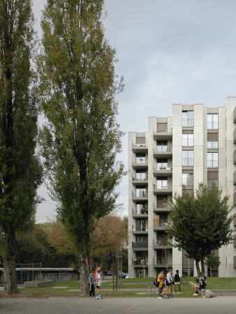 Wohnungsbau von Fruehauf, Henry & Viladoms in Lausanne