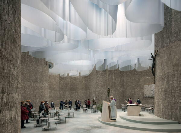 Kirche in Kalabrien von Mario Cucinella Architecs